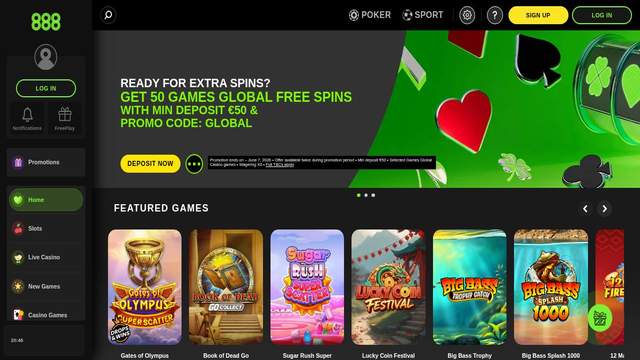 888sport casino screenshot